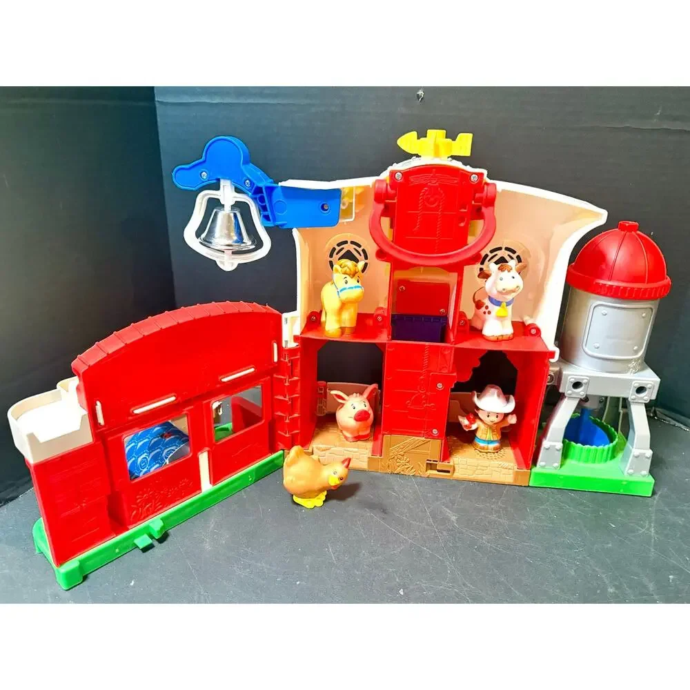 FP Little People Caring For Animals Farm Barn Farmer Animals Smart Stages set 1